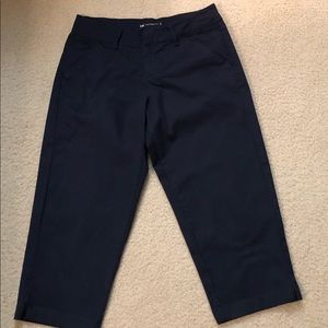 Lee navy crop pants